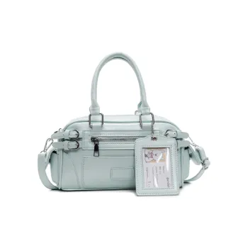 LUVISTRUE PU Handbag Women's Blue/Pink/Ecru/Black