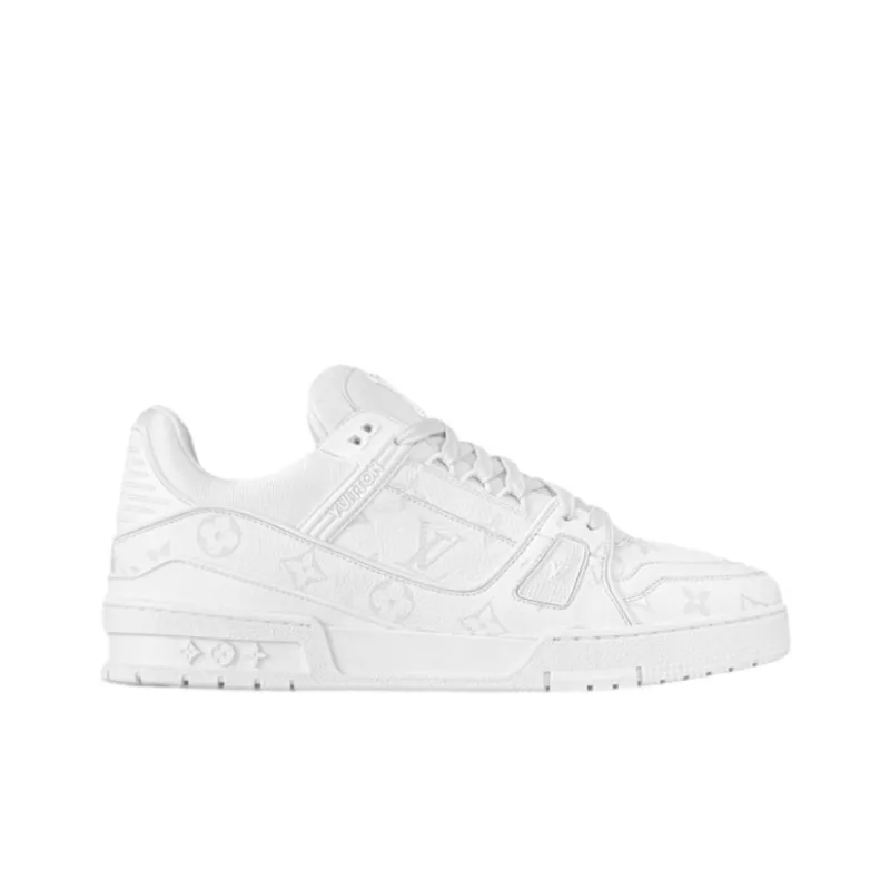 LOUIS VUITTON Trainer Breathable And Lightweight Low Top Casual Shoes Women's White-1