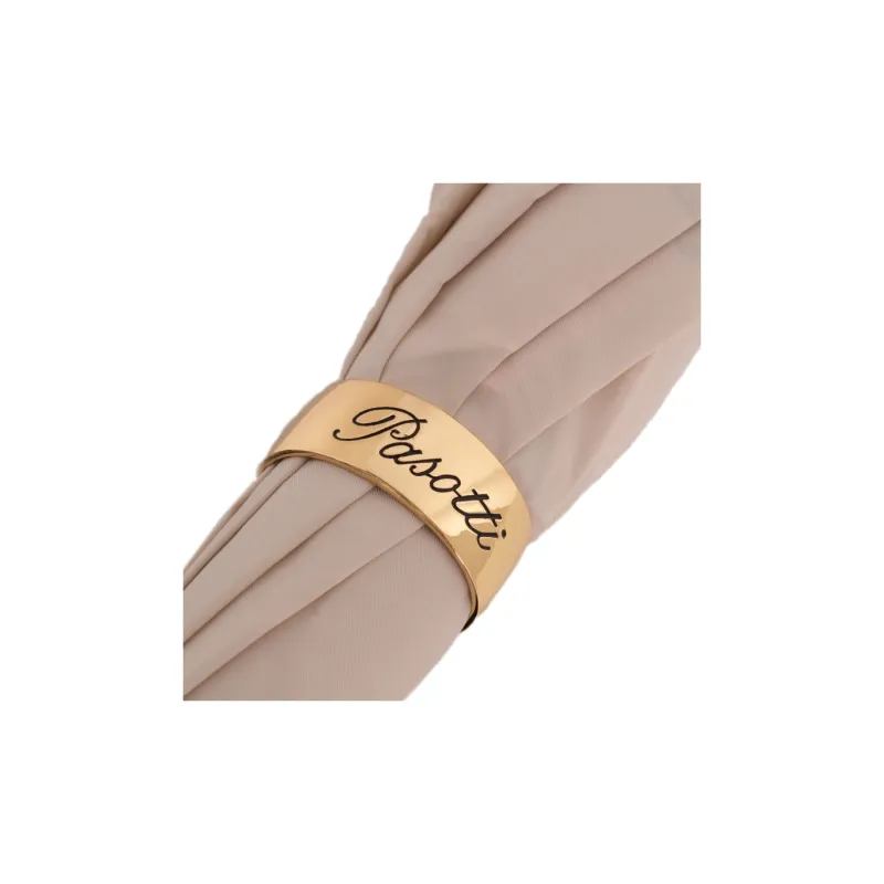 Pasotti Italian Version Pink Floral Umbrella With Brass Resin Controller And Swarovski Crystal, Rain And Sun Umbrella-3