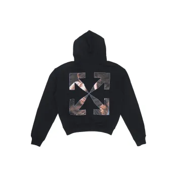 OFF WHITE Oversize Fit Caravaggio Angel Hoodie