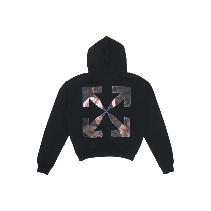 OFF WHITE Oversize Fit Caravaggio Angel Hoodie-0