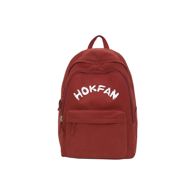 GEERDUN Nylon Backpack Regular Unisex White/Black/Red/Khaki/Green-4