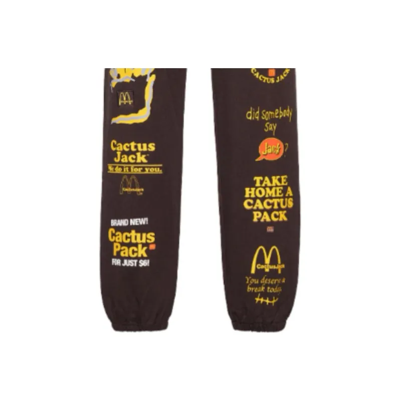 Travis Scott X McDonald's Sticker Bomb Sweatpants-3