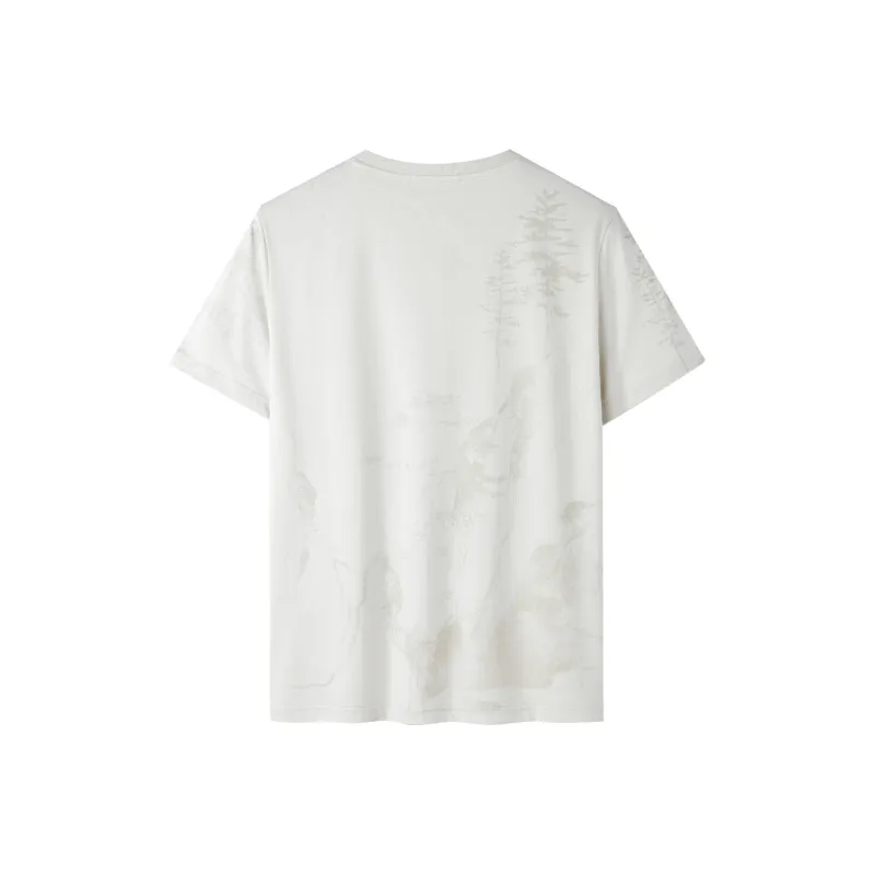 HLA The Mountain Is Not In The High Series T Shirt Men's-3