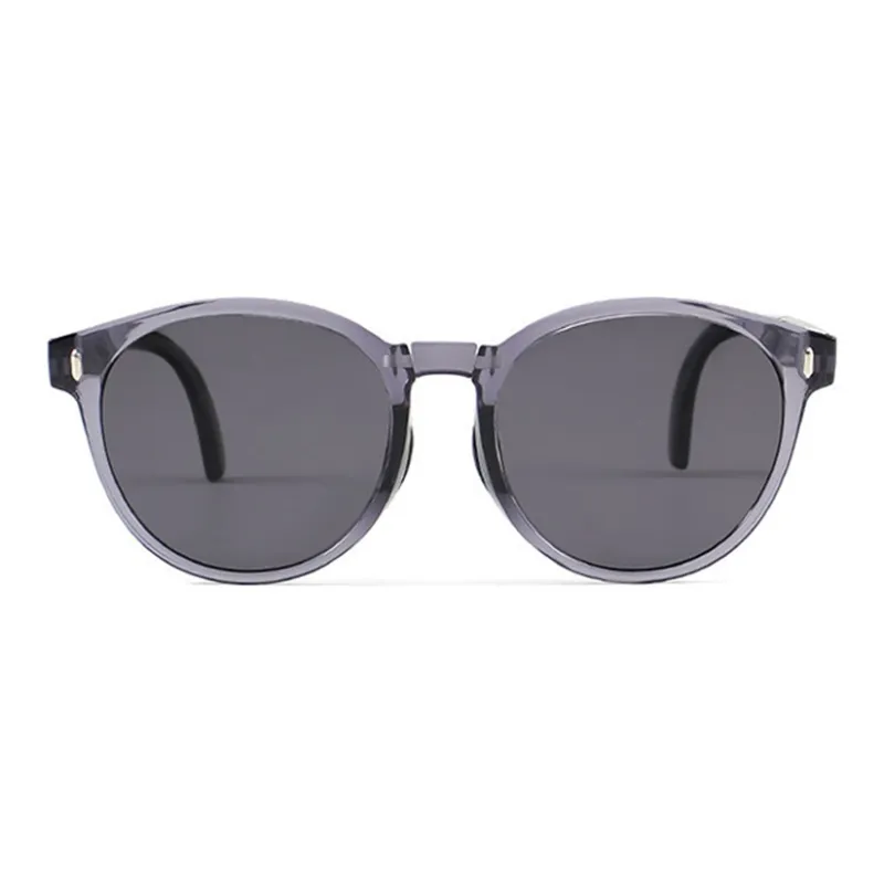 NOME TR/Memory Plastic Round Sunglasses Unisex-3