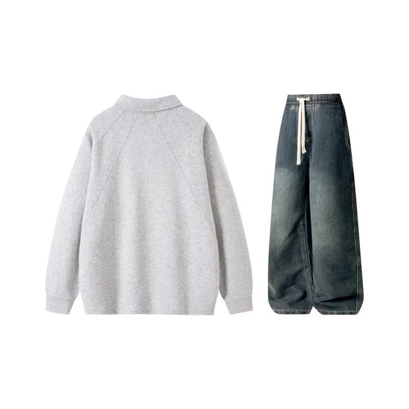A.X.S.K Sweatshirt Sets Unisex-29