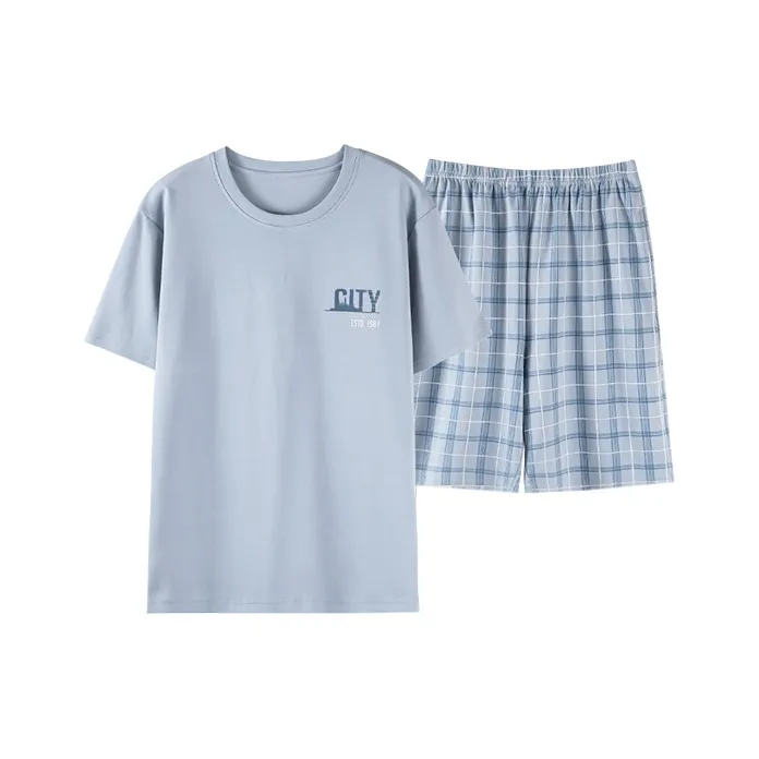 MIIOW Pajama Set Men's Sky Blue-0