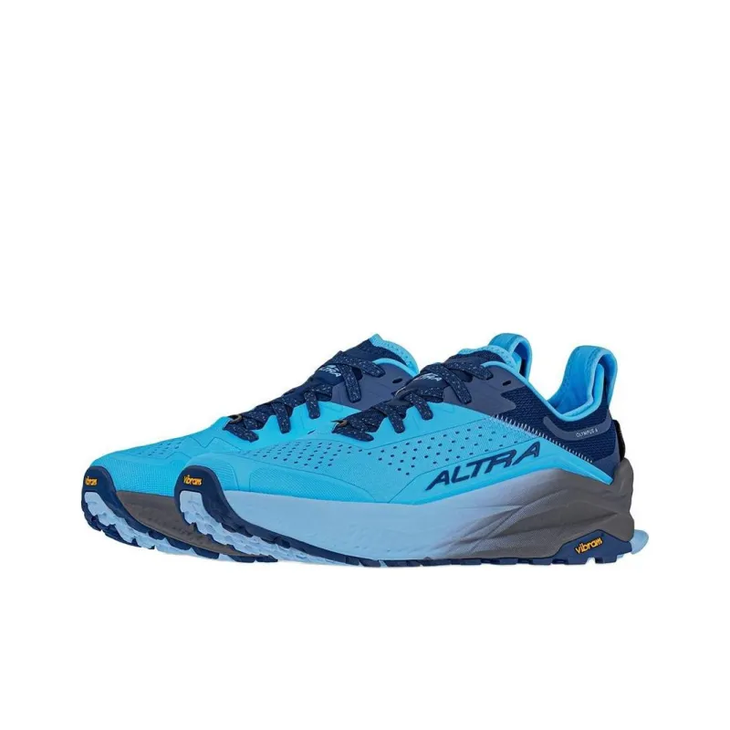 Altra OLYMPUS 6 Anti Slip Wear Resistant Low Top Running Shoes Men's Blue-2