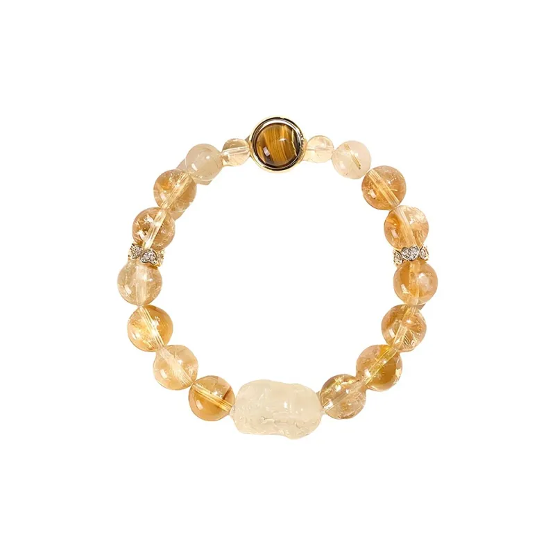 LUXLINE Crystal Jade Bracelets Unisex-3