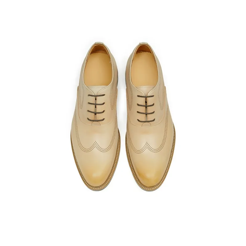ASTON M.JAZZ Dress Shoes Men's Ecru-2