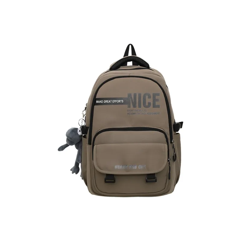 Alcohol Dragon Nylon Backpack Regular Unisex Multicolor-9