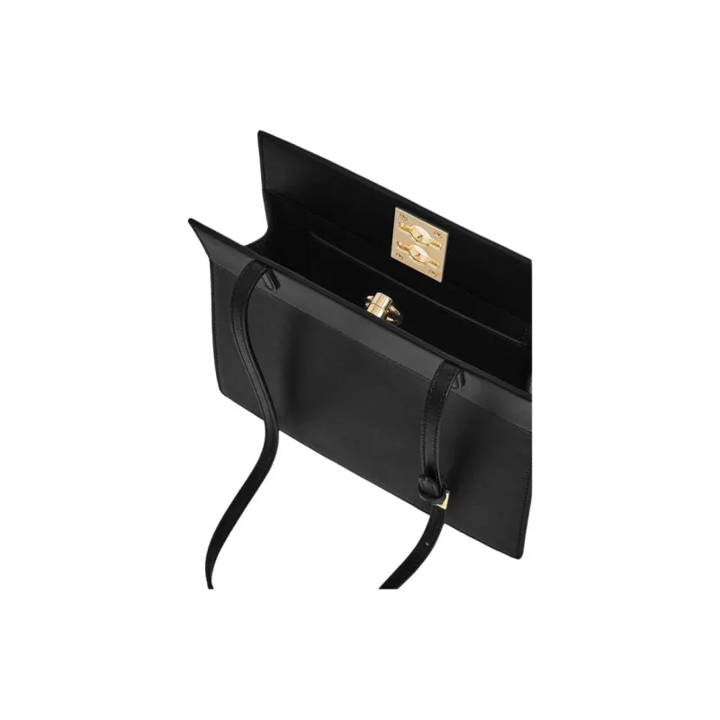 CAFUNE Cow Leather Crossbody Bag Shoulder Bag Women's Black-2