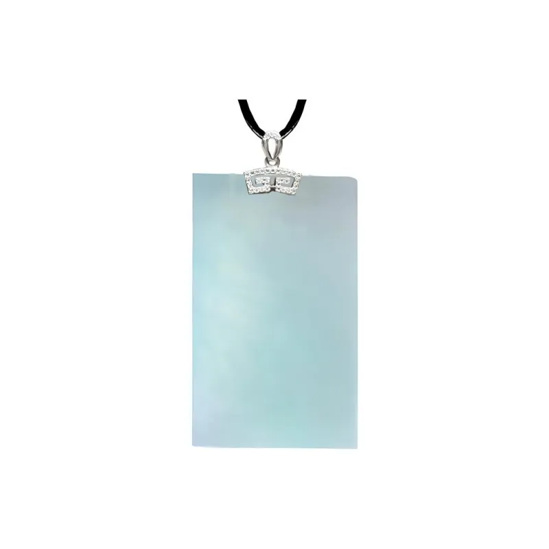 BYTHERE Glutinous Jade Jadeite Necklaces Women's-0