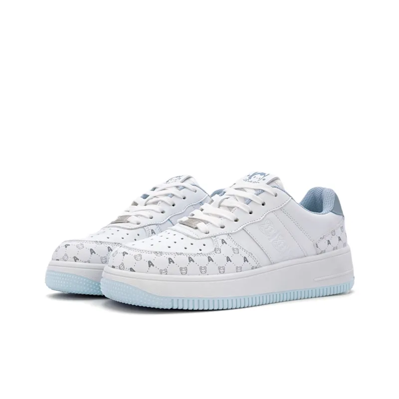 ALI THE FOX Skateboard Shoes Unisex Low Top Milk Tea Powder/Iceberg Blue-2