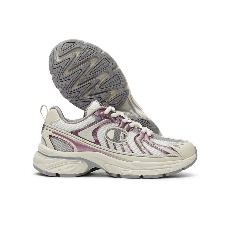 Champion Low Top Running Shoes Women's Rose Purple/Linen-1