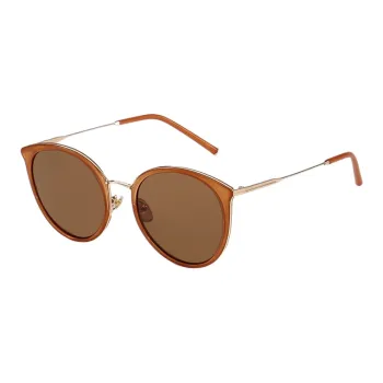NOME TR/Memory Plastic Metal Cat Eye Sunglasses Women's