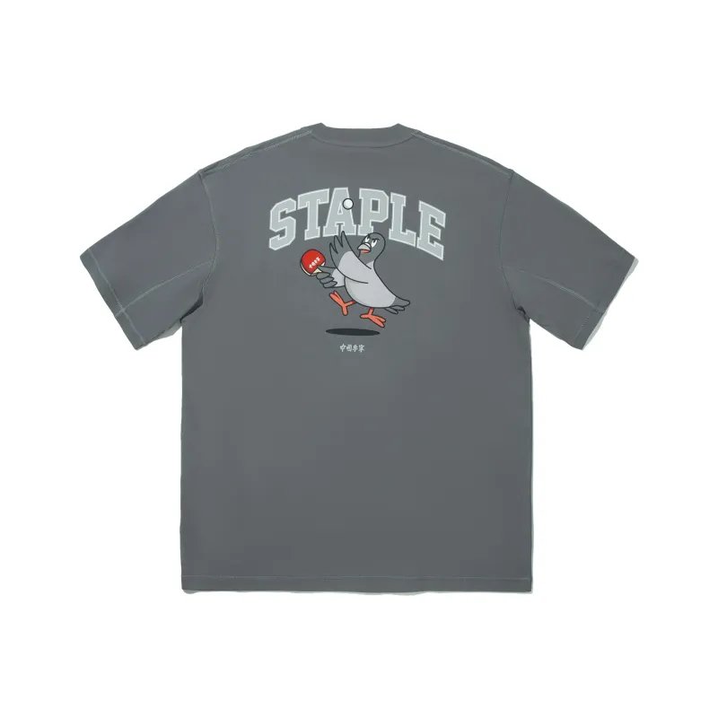 LiNing x Staple T Shirt Men's Asphalt-1