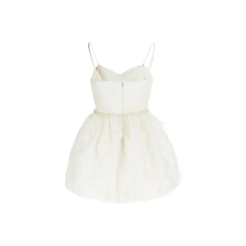 Self portrait Organza Bow Mini Dress-1