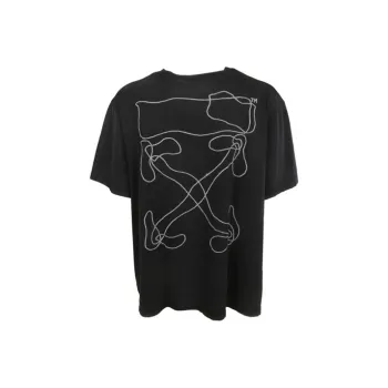 OFF WHITE Oversized Abstract Arrows Embroidered T Shirt