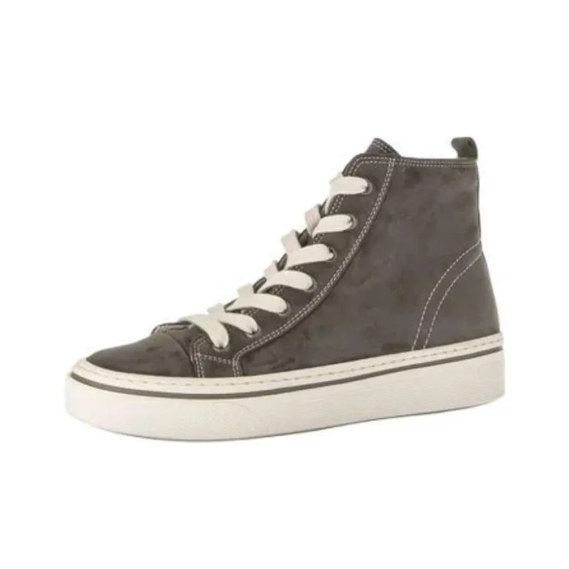 Gabor Fashion High Top Casual Shoes Women's Brown-1