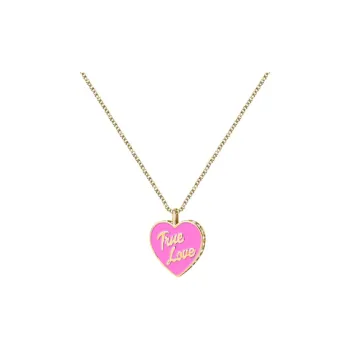 CHIARA FERRAGNI Steel Necklaces Women's Pink