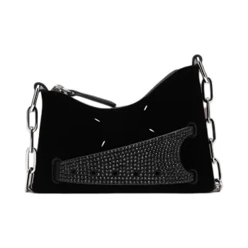 Maison Margiela Viscose Rayon Handheld Shoulder Bag Mini Women's Black