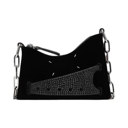 Maison Margiela Viscose Rayon Handheld Shoulder Bag Mini Women's Black