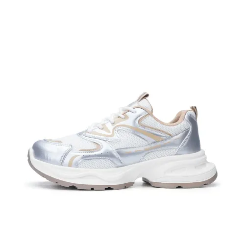 Warrior Wear resistant Non slip And Breathable Low Top Chunky Sneakers Women's