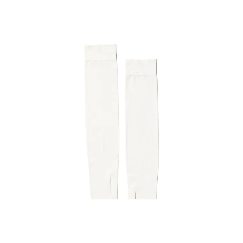 UNIQLO Polyamide Elastane Sun Protection Sleeves Unisex White-1