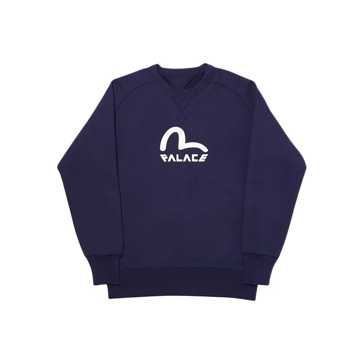 PALACE X Evisu Reversible Crew-0