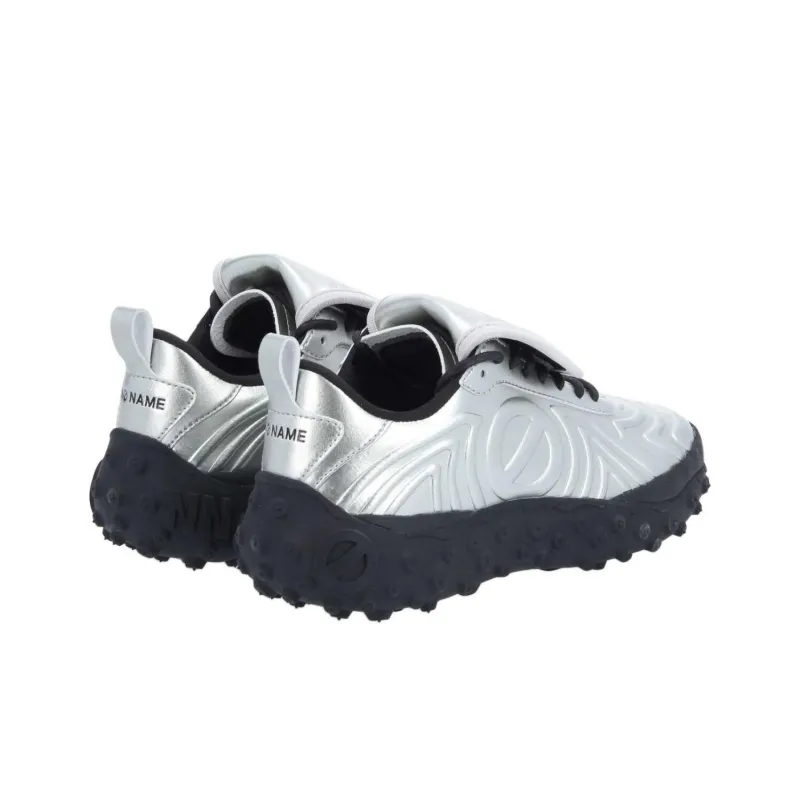 NO NAME Anti Slip Wear Resistant Low Top Casual Shoes Women's Silver-3