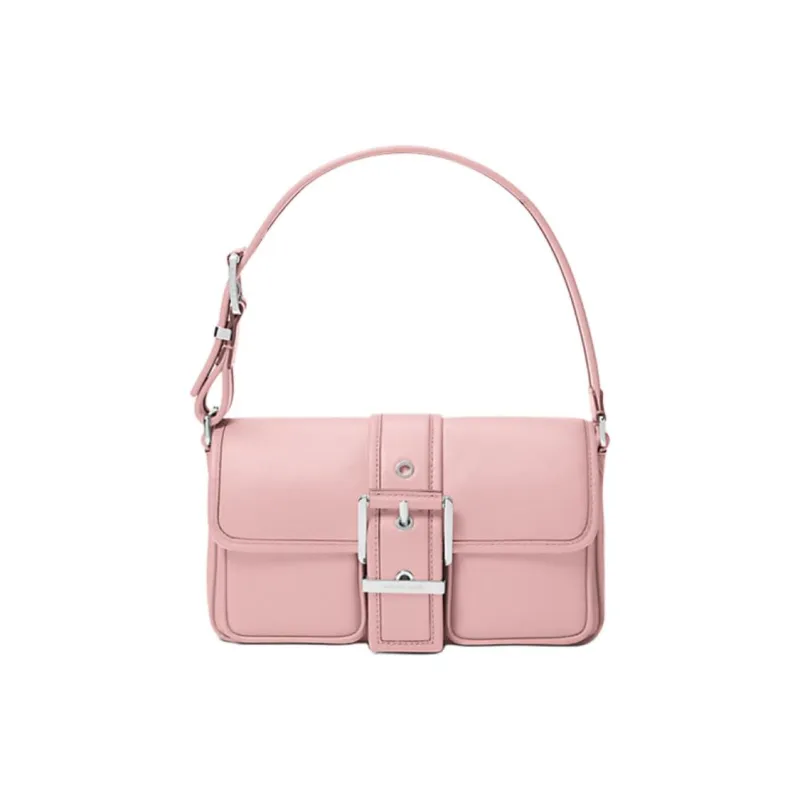 MICHAEL KORS Colby Leather Shoulder Bag Medium Size Women's Pink-0
