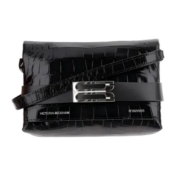 Victoria Beckham Mini B Embossed Pouch Cross Body Bag