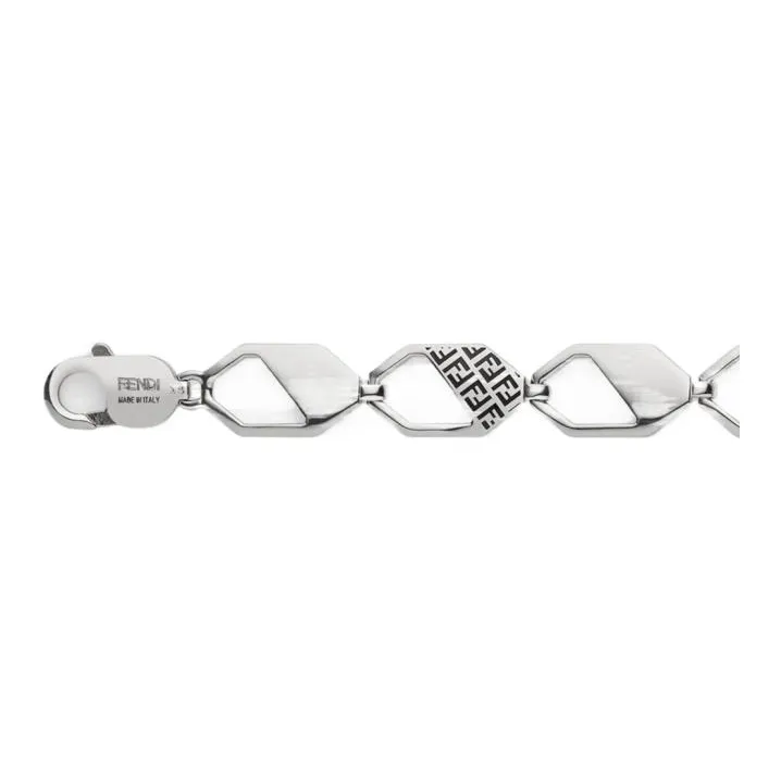 FENDI Brass Bracelets Men's Silver-1