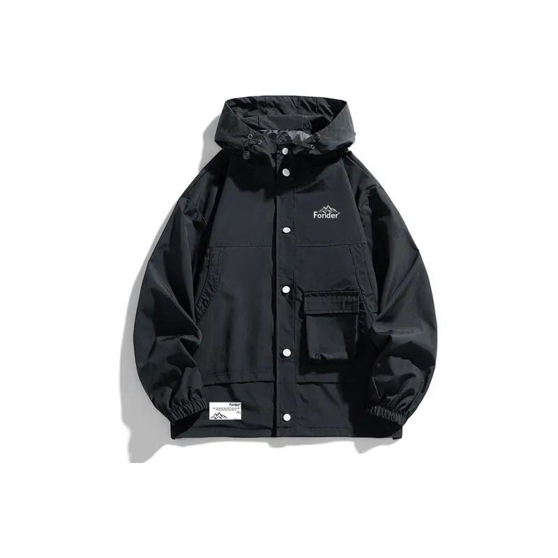 FORIDER Mountain Versatile Hiking Waterproof And Windproof Windbreaker Coats Unisex-0