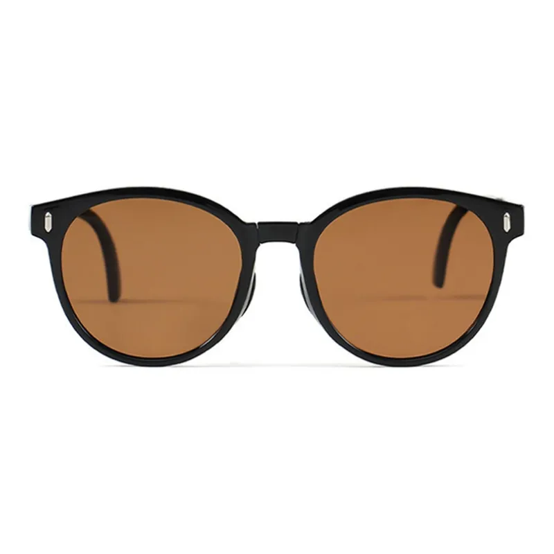 NOME TR/Memory Plastic Round Sunglasses Unisex-5