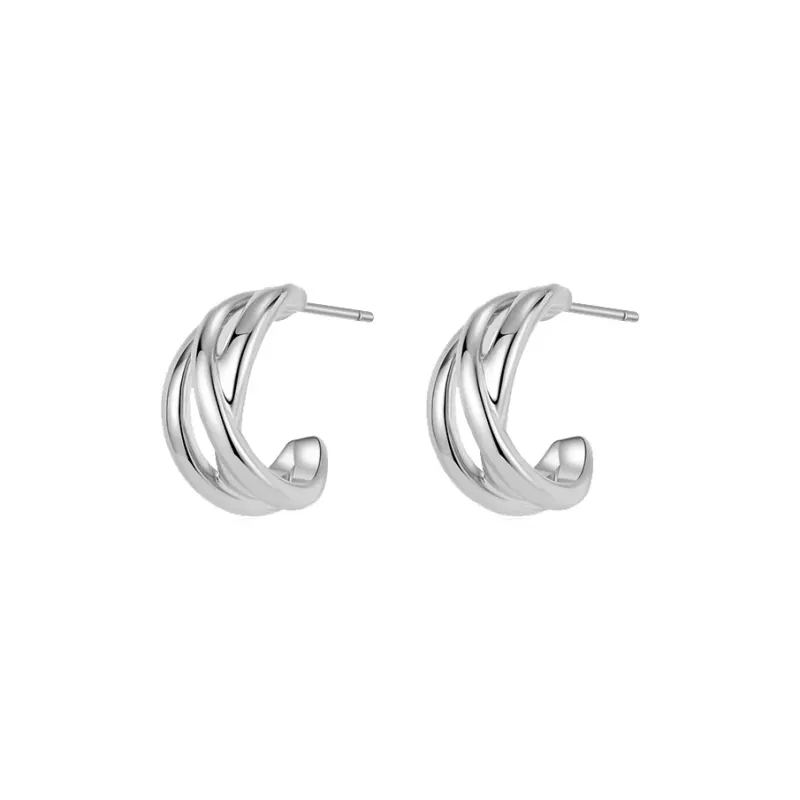 WAW Gold Plated Copper Earrings Women's-4