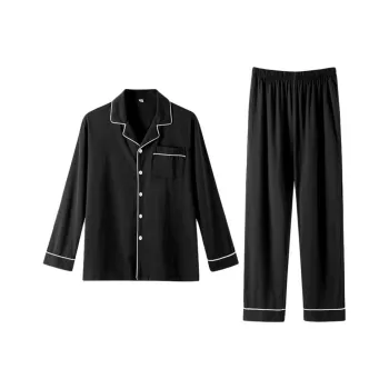 ZAO FU NIAO Pajama Set Men's Olive Black