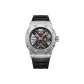 Silver Case Black Strap