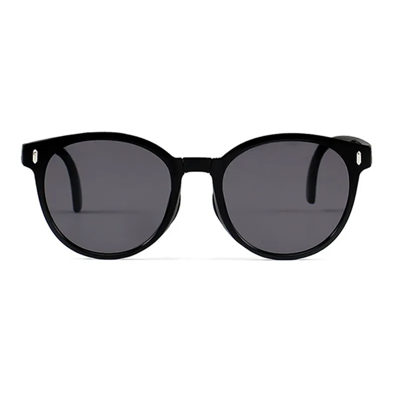 NOME TR/Memory Plastic Round Sunglasses Unisex-1