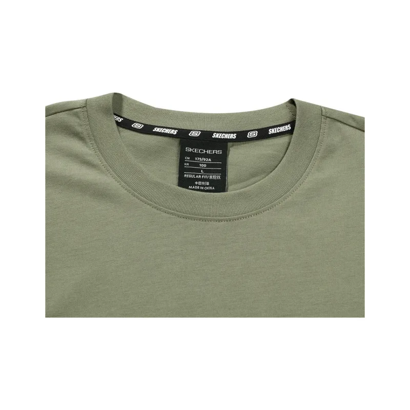 Skechers T-Shirt Men's Rock Blue Grass Green-3