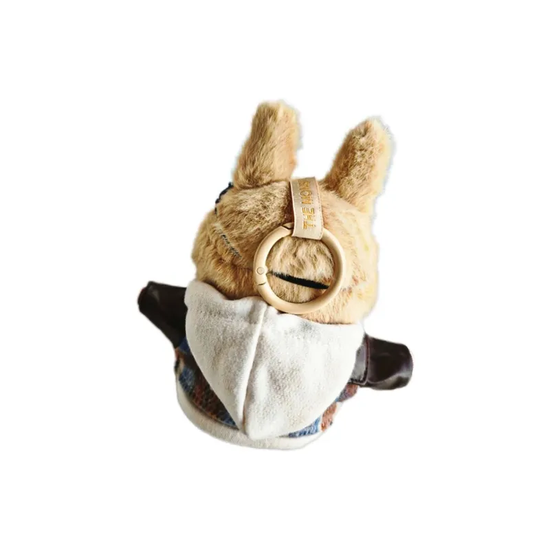Modified Baby POP MART Maillard Style Set Eye Babble Plush Confirmed Style Hang Tag Box Labubu Vinyl Sitting Party 15cm-2
