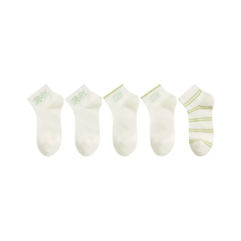 Cotton Gene Ankle Socks Women's 5 Pack-3