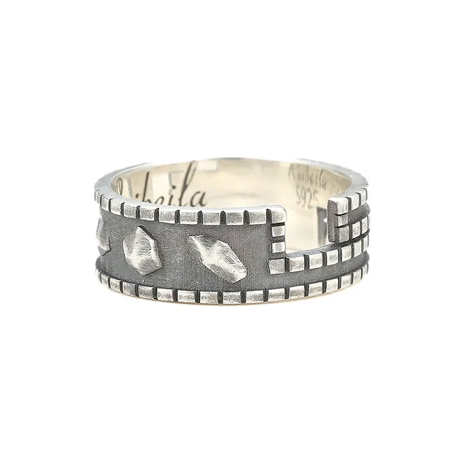 Ruibeila 925 Sterling Silver Rings Men's-2