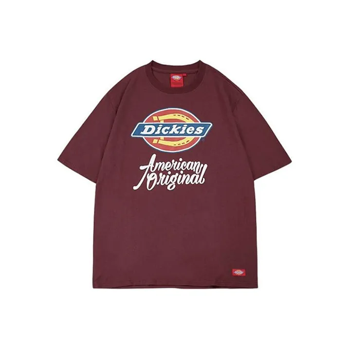 Dickies Straight T-Shirt Men's Burgundy-0