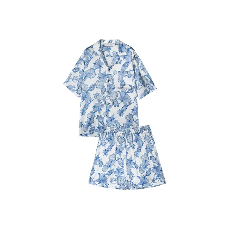 MANITO Pajama Set Men's Powder Blue-0