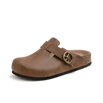 MADEN EVA Odor Resistant Wrap toe Slippers Men's Beeswax Color