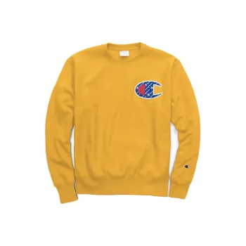 Champion Sweatshirt US Version Unisex Gold
