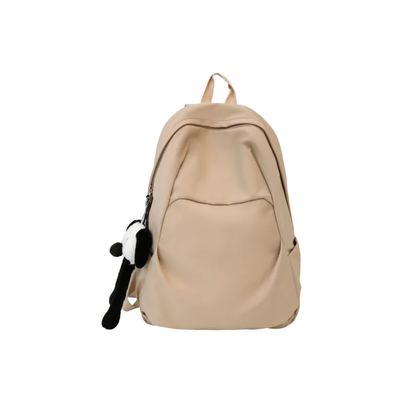 URBAN FOREST Nylon Backpack Unisex White/Gray/Black/Khaki/Green-11