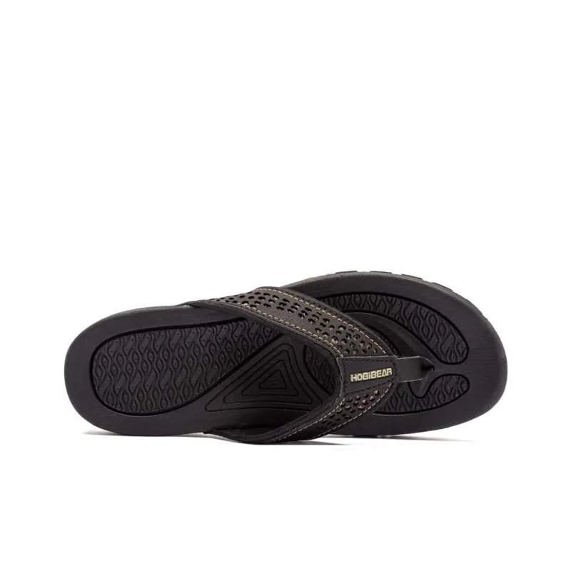 HOBIBEAR Odor Resistant Abrasion Resistant Slip Resistant Flip Flops Men's-2